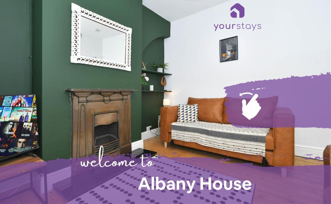 Albany House, Superb Townhouse, Gorgeous Design, Heart Of Newcastle-Under-Lyme Villa Stoke-on-Trent Eksteriør bilde